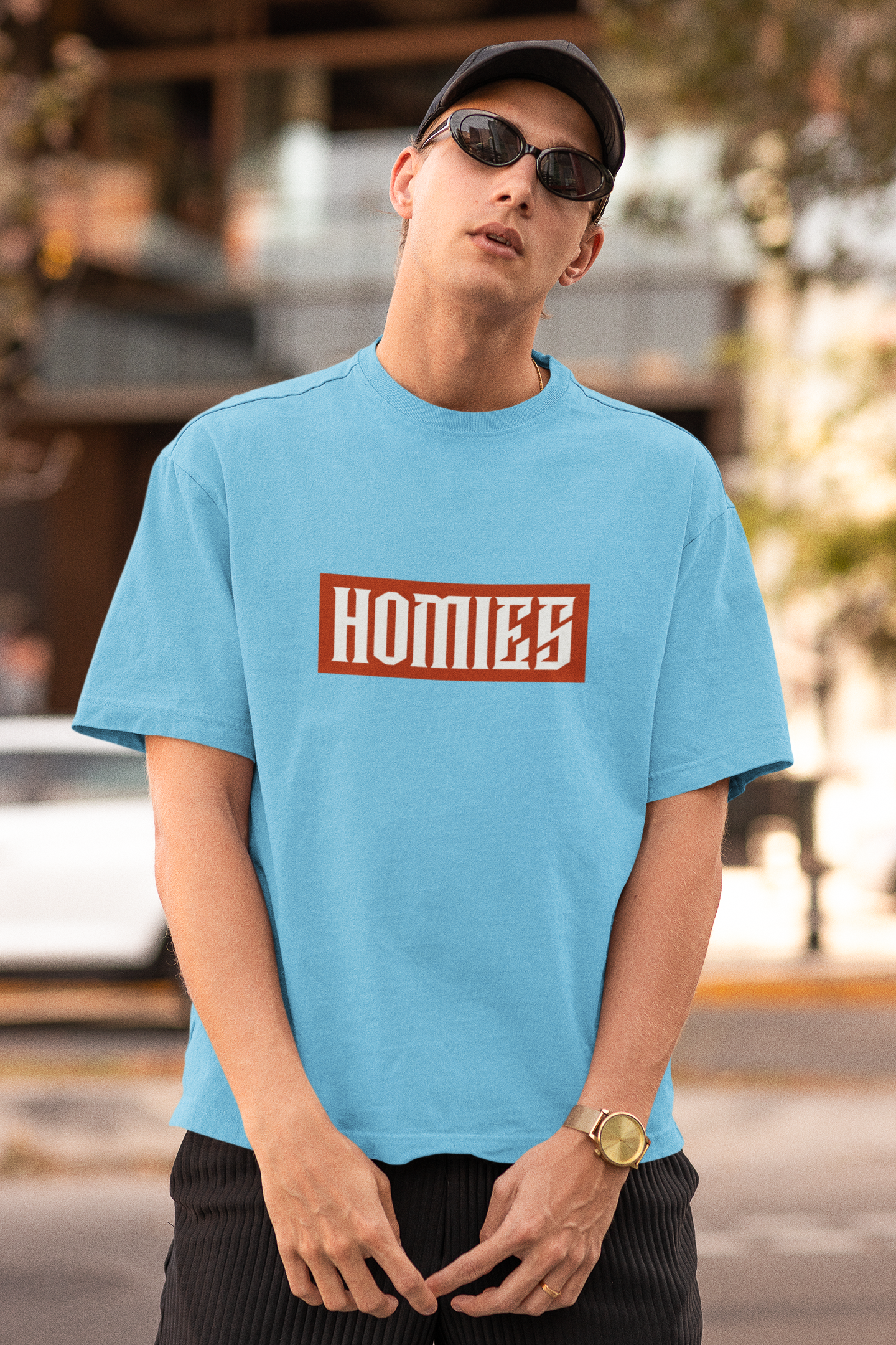 "HOMIES" Premium Terry Oversized T-Shirt