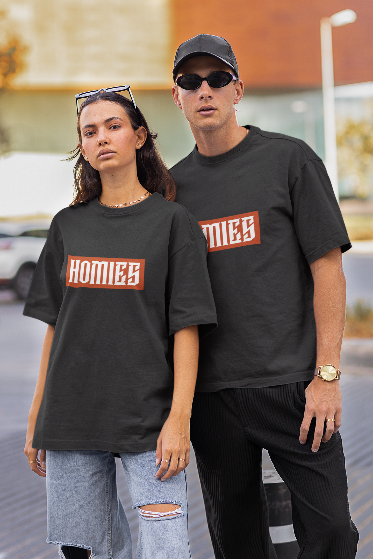 "HOMIES" Premium Terry Oversized T-Shirt