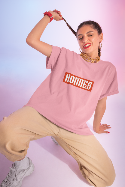 "HOMIES" Premium Terry Oversized T-Shirt