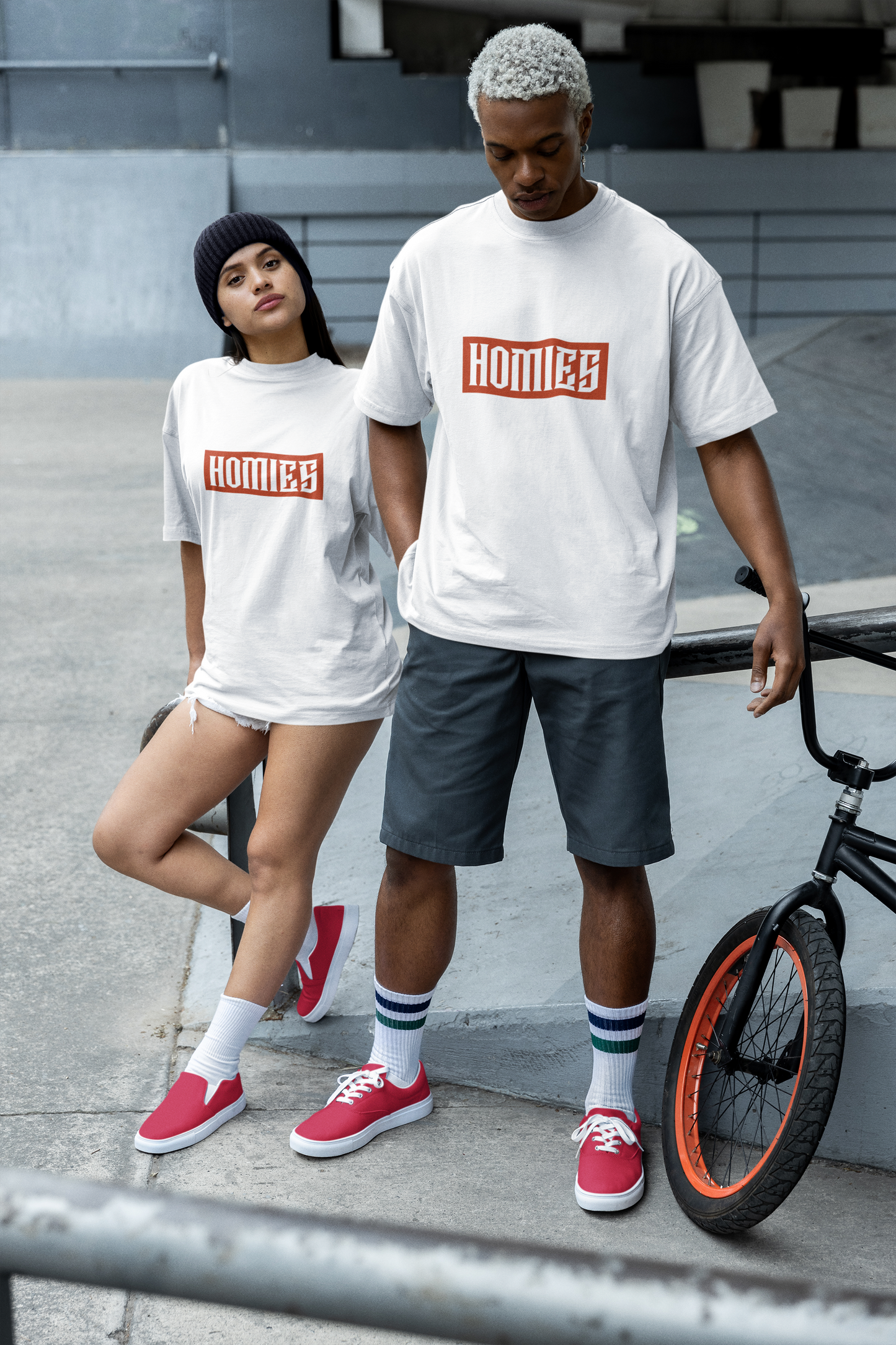 "HOMIES" Premium Terry Oversized T-Shirt