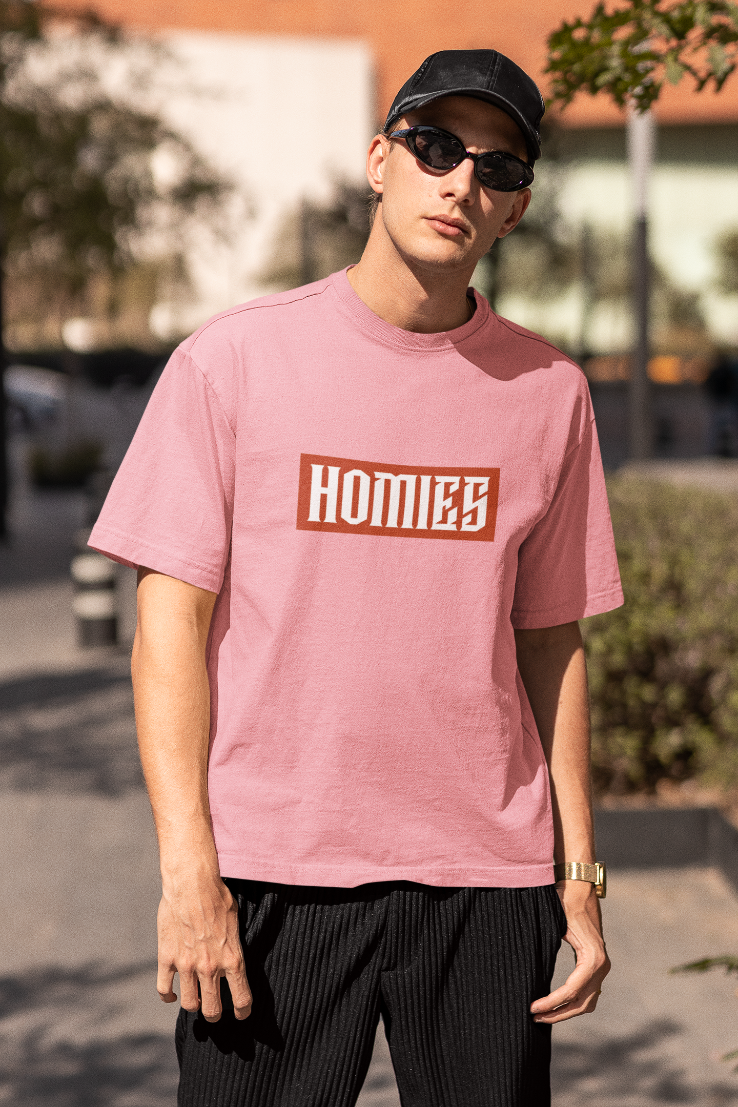"HOMIES" Premium Terry Oversized T-Shirt